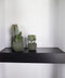 Capi Europe - Vaas bol Groove Black & Gold - 10x9 - Zwart - Opening Ø7.2 - Bloempot voor binnen - 5 jaar garantie - BGVBL101
