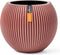 Capi Europe - Vaas bol Groove Colours - 18x15 - Roze - Opening Ø11 - Bloempot voor binnen - 5 jaar garantie - BGVPI102