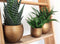 Capi Europe - Vaas bol Retro Gold & Copper - 12x10 - Goud - Opening Ø8.5 - Bloempot voor binnen - 5 jaar garantie - BRTG109