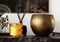 Capi Europe - Vaas bol Terrazzo Gold - 22x18 - Goud - Opening Ø15.7 - Bloempot voor binnen - 5 jaar garantie - BTZG103