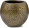 Capi Europe - Vaas bol Terrazzo Gold - 22x18 - Goud - Opening Ø15.7 - Bloempot voor binnen - 5 jaar garantie - BTZG103
