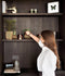 Capi Europe - Vaas cilinder Groove Black & Gold - 11x12 - Zwart - Opening Ø9.6 - Bloempot voor binnen - 5 jaar garantie - BGVBL312