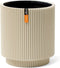 Capi Europe - Vaas cilinder Groove Colours - 15x17 - Beige - Opening Ø12.9 - Bloempot voor binnen - 5 jaar garantie - BGVBG313