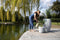 Capi Europe - Vaas elegant deluxe Rib NL - 38x58 - Antraciet - Opening Ø27 - Bloempot voor binnen en buiten - Levenslang garantie - Breukbestendig - 100% Recyclebaar - CO2 Neutraal geproduceerd - KOFZ1131
