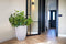 Capi Europe - Vaas elegant laag Groove NL - 34x46 - Goud - Opening Ø27 - Bloempot voor binnen en buiten - Levenslang garantie - Breukbestendig - 100% Recyclebaar - CO2 Neutraal geproduceerd - KGVGB782