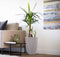 Capi Europe - Vaas elegant laag Groove NL - 46x58 - Goud - Opening Ø38 - Bloempot voor binnen en buiten - Levenslang garantie - Breukbestendig - 100% Recyclebaar - CO2 Neutraal geproduceerd - KGVGB783