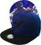 Capiche® Snapback Pet Heren – Ninja – Donkerblauw & Zwart – Verstelbaar met Druksluiting – Sportcap – Baseball Cap – Mannen Cap – Warrior Pet