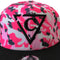 Capiche® Snapback Pet Heren – Roze Camo – Roze & Zwart – Verstelbaar met Druksluiting – Sportcap – Baseball Cap – Mannen Cap – Camouflage Pet