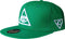 Capiche® Snapback Pet Heren – Telekinesis – Groen – Verstelbaar met Druksluiting – Sportcap – Baseball Cap – Mannen Cap – Illuminati Oog Pet