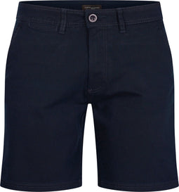 Cappuccino Italia - Heren Shorts Chino Short Navy - Blauw - Maat XXL