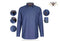 Cappucino Overhemd - Lange Mouwen - Navy - Maat XL