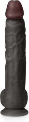 Captain Red The Prodigy - Realistische Dildo - 34.5 x 6cm - Zwart