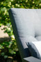 Garden Impressions Captain relax tuinstoel met voetensteun - aluminium - donker grijs/licht grijs