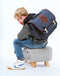 Caramel & Cie Boekentas/Schooltas Blue Wolf - Blauw