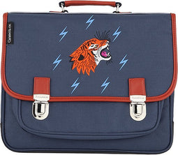 Caramel & Cie Boekentas/Schooltas Grrr - Blauw