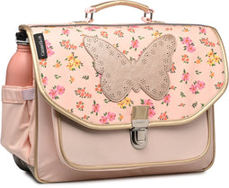 Caramel & Cie Boekentas/Schooltas Liberty Butterfly Medium - Roze