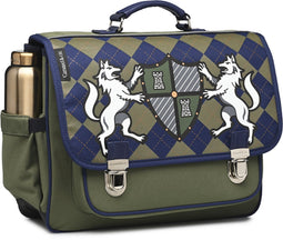 Caramel & Cie Boekentas/Schooltas Sir Wolf Medium - Groen