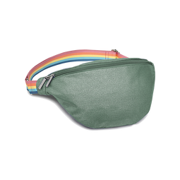 Caramel & Cie Heuptas/Schoudertas voor de mama's - Green Iridescent