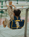 Caramel & Cie Kleuterboekentas Flitstas marine reflector - Schooltas/Boekentas - Smal