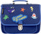 Caramel & Cie Kleuterboekentas Green power ocean - Schooltas/Boekentas - Smal