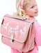 Caramel & Cie Kleuterboekentas roze carrousel - Schooltas/Boekentas - Smal
