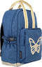 Caramel & Cie Rugzak Midden - Vlinder blauw