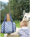 Caramel & Cie Weekendtas/Duffelbag Square - Navy/Sky