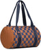 Caramel & Cie Weekendtas/Duffelbag Square - Ochre/Navy