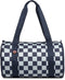 Caramel & Cie Weekendtas/Duffelbag Square - Ochre/Navy