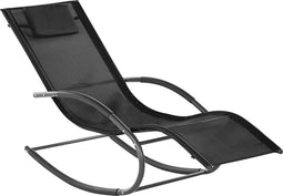 CARANO II - Strandstoel - Zwart - Staal