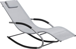 CARANO - Strandstoel - Grijs - Staal