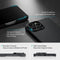 Carbon iPhone 14 Pro Max-hoes, MagSafe-compatibel, slank en licht hoesje voor iPhone 14 Pro Max 6,7 inch met een caseless touch-gevoel, gemaakt van 600D aramidevezel [MagEZ Case 3 - Zwart/Grijs