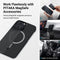 Carbon iPhone 14 Pro Max-hoes, MagSafe-compatibel, slank en licht hoesje voor iPhone 14 Pro Max 6,7 inch met een caseless touch-gevoel, gemaakt van 600D aramidevezel [MagEZ Case 3 - Zwart/Grijs