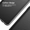 Carbon Softcase Backcover voor de Motorola E20 / E30 / E40 - Zwart
