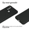 Carbon Softcase Backcover voor de Motorola E20 / E30 / E40 - Zwart