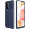 Carbon Softcase Backcover voor de Samsung Galaxy A52(s) (5G/4G) - Blauw