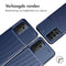 Carbon Softcase Backcover voor de Samsung Galaxy A52(s) (5G/4G) - Blauw