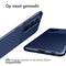 Carbon Softcase Backcover voor de Samsung Galaxy A52(s) (5G/4G) - Blauw