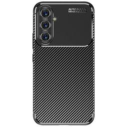 Carbon Softcase Backcover voor de Samsung Galaxy A54 (5G) - Zwart