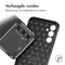 Carbon Softcase Backcover voor de Samsung Galaxy A54 (5G) - Zwart