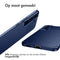 Carbon Softcase Backcover voor de Samsung Galaxy S22 Plus - Blauw