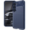 Carbon Softcase Backcover voor de Samsung Galaxy S23 - Blauw