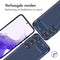 Carbon Softcase Backcover voor de Samsung Galaxy S23 - Blauw