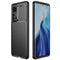 Carbon Softcase Backcover voor de Xiaomi 12 Pro - Zwart