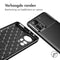 Carbon Softcase Backcover voor de Xiaomi 12 Pro - Zwart