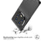 Carbon Softcase Backcover voor de Xiaomi 13 Ultra - Zwart