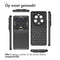 Carbon Softcase Backcover voor de Xiaomi 13 Ultra - Zwart