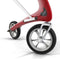 Carbon Ultralight Rollator Rood - Brede maat inclusief tas