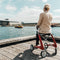 Carbon Ultralight Rollator Rood - Brede maat inclusief tas