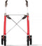 Carbon Ultralight Rollator Rood - Brede maat inclusief tas